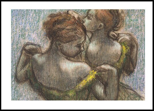 Two Dancers Half-length By Edgar Degas Plakat Plakat / 50x70cm
