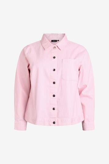 Zizzi Denim jakke jAshley L/S Indoor Brun Zizzi Denim jakke jAshley L/S Indoor Brun