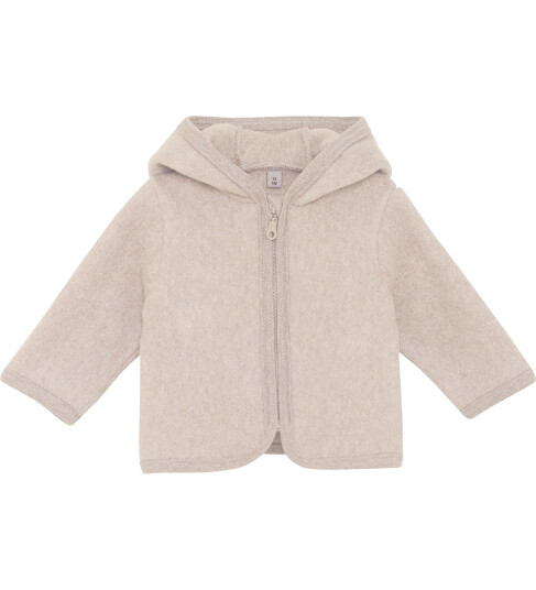 Huttelihut Jacket Ears Cotton Fleece Cream 104 Huttelihut Jacket Ears Cotton Fleece Cream 104