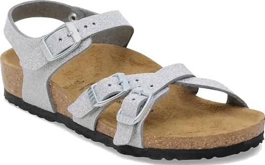 Birkenstock Kumba Kids Syn   Silver   28