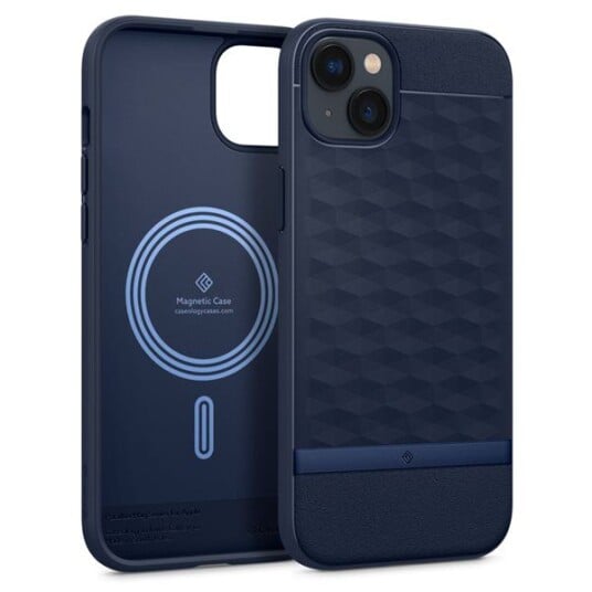 Caseology Parallax Mag iPhone 14 Plus Mobildeksel Midnight Blue