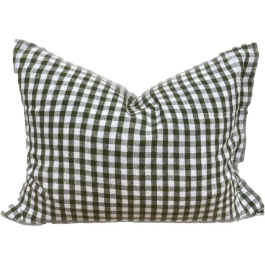 Lovely Linen Misty Putevar 50x60 cm Square Jeep Green