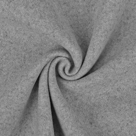 Fleecestoff 150cm 162 - Lysegrå melert Fleecestoff 150cm 162 - Lysegrå melert