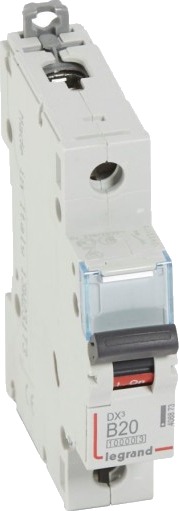 Legrand 10 stk DX³ MCB automatsikring B20 1P 1M 10/16kA