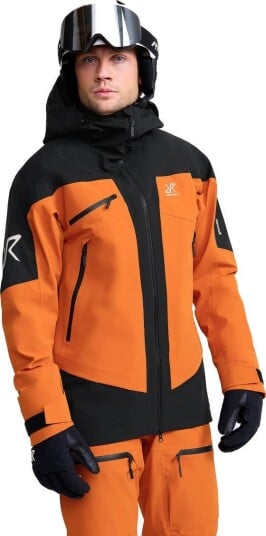 RevolutionRace Skalljakke Turjakke & Vindjakke Atlas 3L Ski Jacket Herre Hawaiian Sunset/Black Størrelse:S