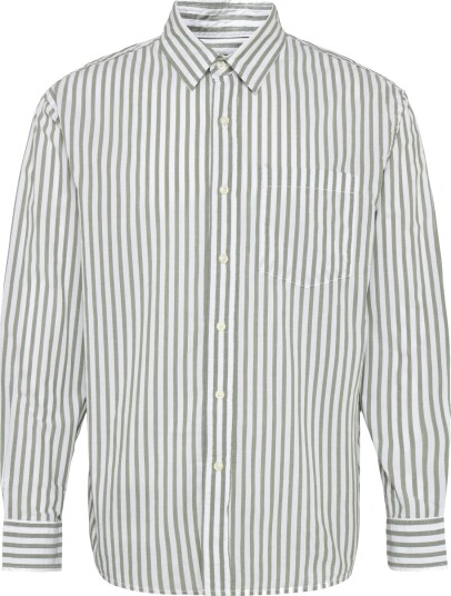 American Eagle Oversized Csc Poplin Shirt Khaki green L