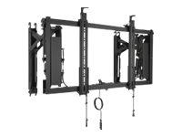 Chief ConnexSys Single Display Video Wall Mount - For Displays 42-80" - Black monteringssett - for videovegg - svart
