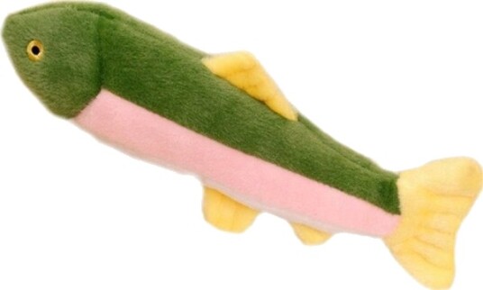 Leantoys Kosedyr Fisk Med Fløyte Fargerik 30 Cm