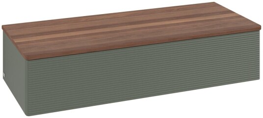 Villeroy & Boch Villeroy & Boch Antao Sideskap 120x50x26,8 cm u/lys Grønn/Valnøtt Villeroy & Boch Villeroy & Boch Antao Sideskap 120x50x26,8 cm u/lys Grønn/Valnøtt