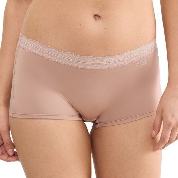 Sloggi Truser 2P GO Blush Shorts Beige polyamid Medium Dame Sloggi Truser 2P GO Blush Shorts Beige polyamid Medium Dame