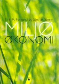 Miljø-økonomi Pent brukt bok uten markeringer