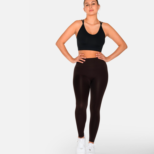 Zebdia Women Seamless leggings brun M/L 