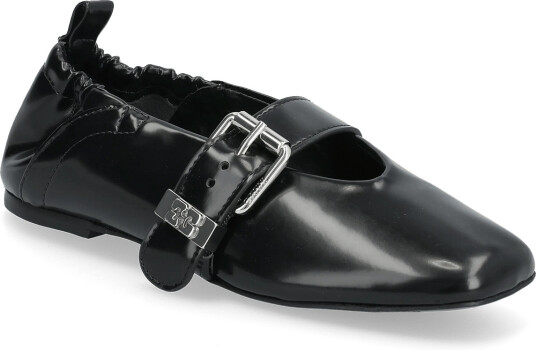 Ganni Ballerinas Box Oleatex   Black   39