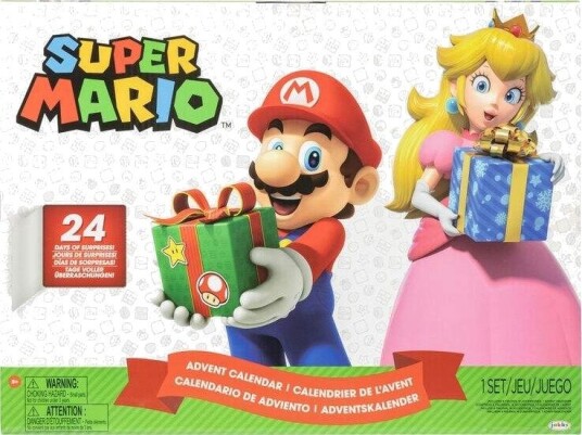 Northix Super Mario Bros adventskalender med 24 samleobjekter