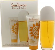 Elizabeth Arden Sunflowers Gavesett 100ml EDT + 100ml Body Lotion