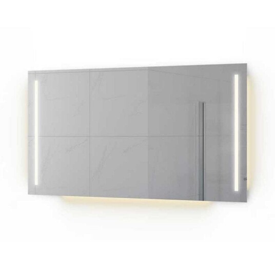 VikingBad Ida Speil m/LED, stikk og USB