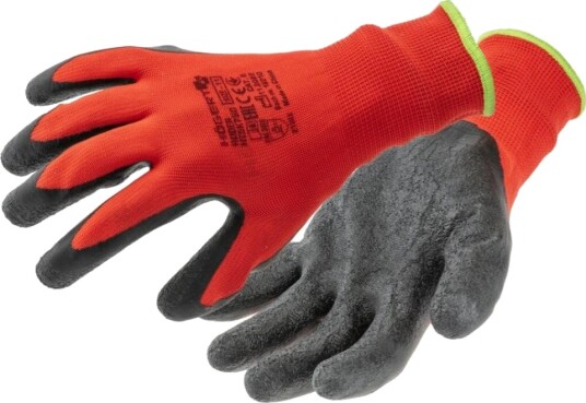 Högert Technik Vernehansker Latexbelagt Rød/Svart Str. 11 Högert Technik Vernehansker Latexbelagt Rød/Svart Str. 11