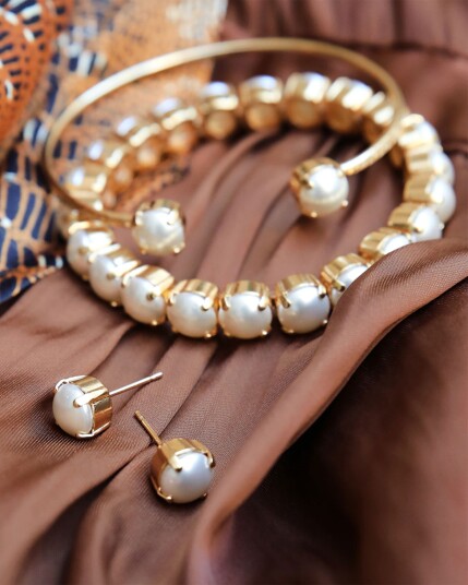 Classic Stud øredobber pearl Classic Stud øredobber pearl