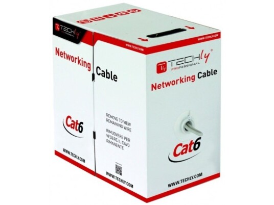 Techly Itp9-Flu-0305 305 M Cat6 U/Utp (Utp) Grå Techly Itp9-Flu-0305 305 M Cat6 U/Utp (Utp) Grå