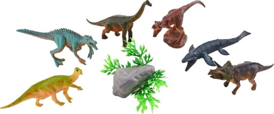Johntoy Animal World Dinosaurfigurer - 3+ År - 8 Deler