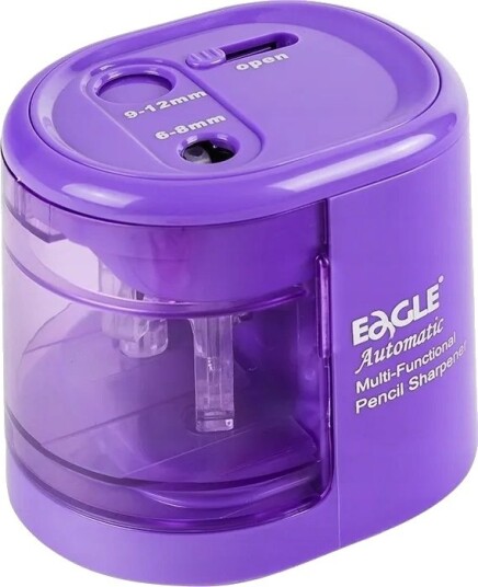 Eagle Batteridrevet Blyantspisser Eg-5161Usb - 2 Hull - Lilla