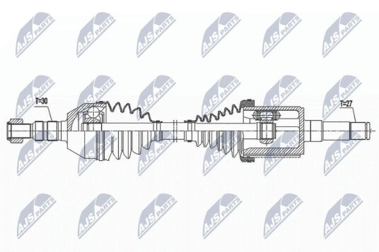 Nty Drivaksel NTY NPW DW 049 Nty Drivaksel NTY NPW DW 049