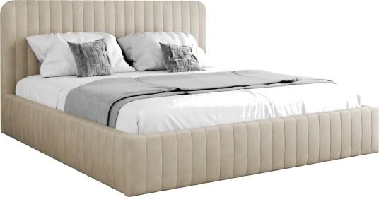 Flanna Sengeramme 140x200 cm Beige