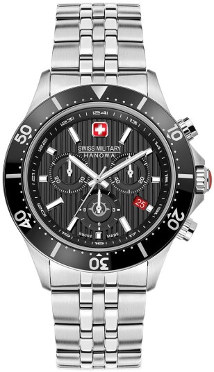 Swiss Military Hanowa Herreklokke SMWGI2100701 Flagship X Sort/Stål