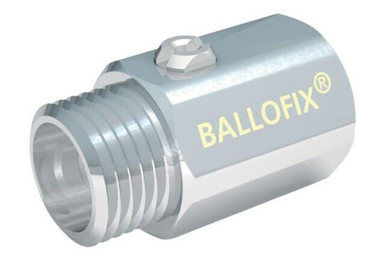 Broen Kuleventil 1/2" Muffe/Nippel Forkrommet for Hydraulikk