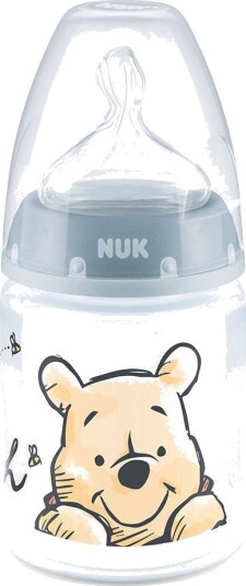 Nuk First Choice Tåteflaske Med Temperaturindikator 150ml 0-6 Mnd Ole Brumm Nuk First Choice Tåteflaske Med Temperaturindikator 150ml 0-6 Mnd Ole Brumm