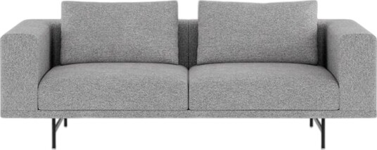Vipp Loft 2 personers Sofa Brook Gråmelert/ Sort