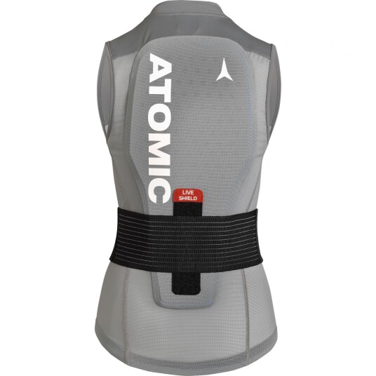 Atomic Live Shield Vest, Ryggplate, Dame, Grey L
