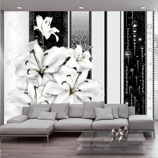 Bakgrunn Crying Lilies In White 250x175 - Artgeist sp. z o. o.