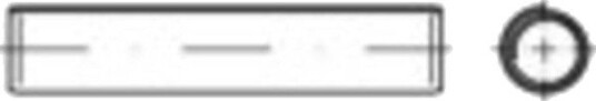 Toolcraft To-419682 Spiralrørstifter (Ø X L) 3 X 8 Mm Fjærstål 1000 Stk