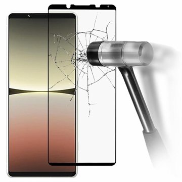 Full Dekning Sony Xperia 5 IV Beskyttelsesglass Svart