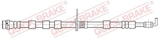 Bremseslange QUICK BRAKE 58.895