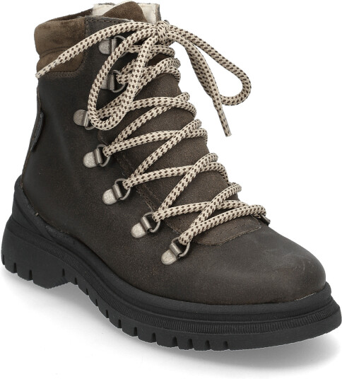 ANGULUS Boots   Flat   With Lace And Zip   Khaki green   34