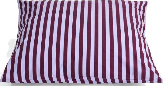 Bongusta Percale Pillow Case - WINE & LAVENDER BLUE - 80X80 cm