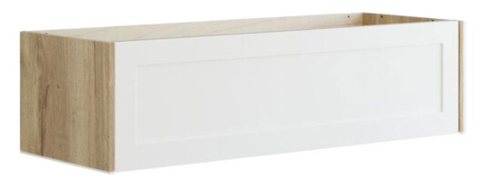 Dansani Inzo Classic Ramme Servantskap 1 Skuff Natur Eik/hvit Matt / 120cm