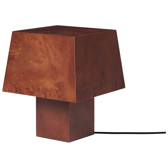 Burl Bordlampe Mørkmalt Burl Bordlampe Mørkmalt