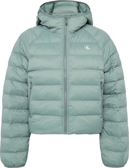 Calvin Klein Jeans Lightweight Quilted Jacket Packa Green L