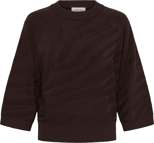 Cream Crdela Knit Pullover Brown L