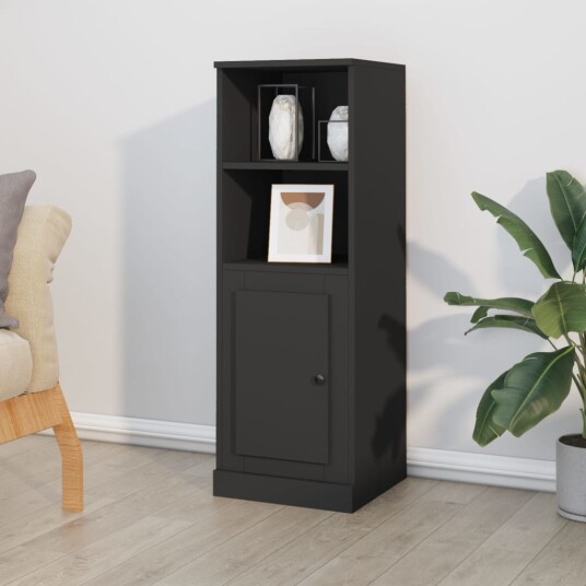 vidaXL Highboard svart 36x35,5x103,5 cm konstruert tre vidaXL Highboard svart 36x35,5x103,5 cm konstruert tre