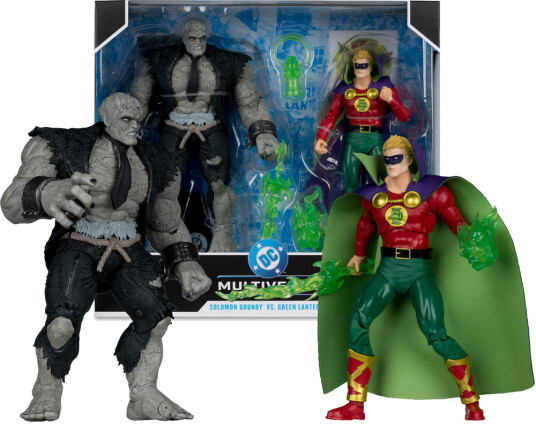 DC Multiverse Solomon Grundy vs Green Lantern JSA 7" Action Figure and Mega Figure 2 Pack