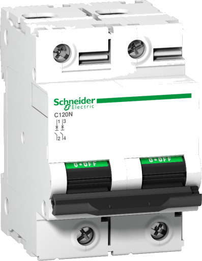 Strømbryter C120N C 2P 100A 10kA