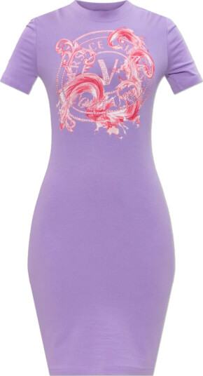 Versace Jeans Couture Dame Kjoler Lilla XS,