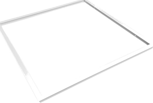 Ledlife Innfellingsramme for 60x60 LED panel Leveres samlet passer til Troldtekt uten tilpasning hvit kant