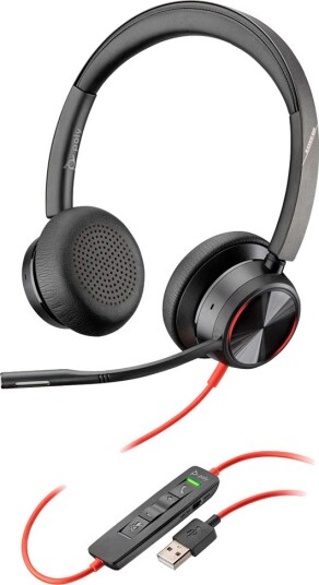 Poly Blackwire 8225-M Stereo ANC Headset med mikrofon (USB-A)