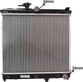 VAN WEZEL 52012710 Radiator motorkjøling