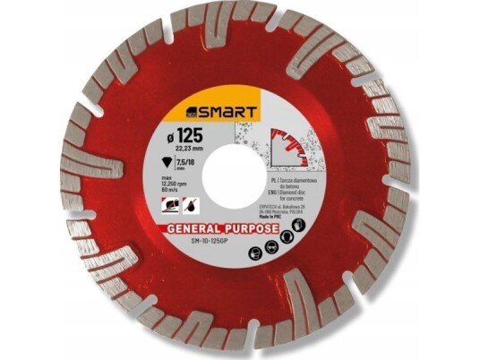 Smart Tarcza Diamentowa General Purpose 125Mm Sm-10-125Gp Smart Tarcza Diamentowa General Purpose 125Mm Sm-10-125Gp